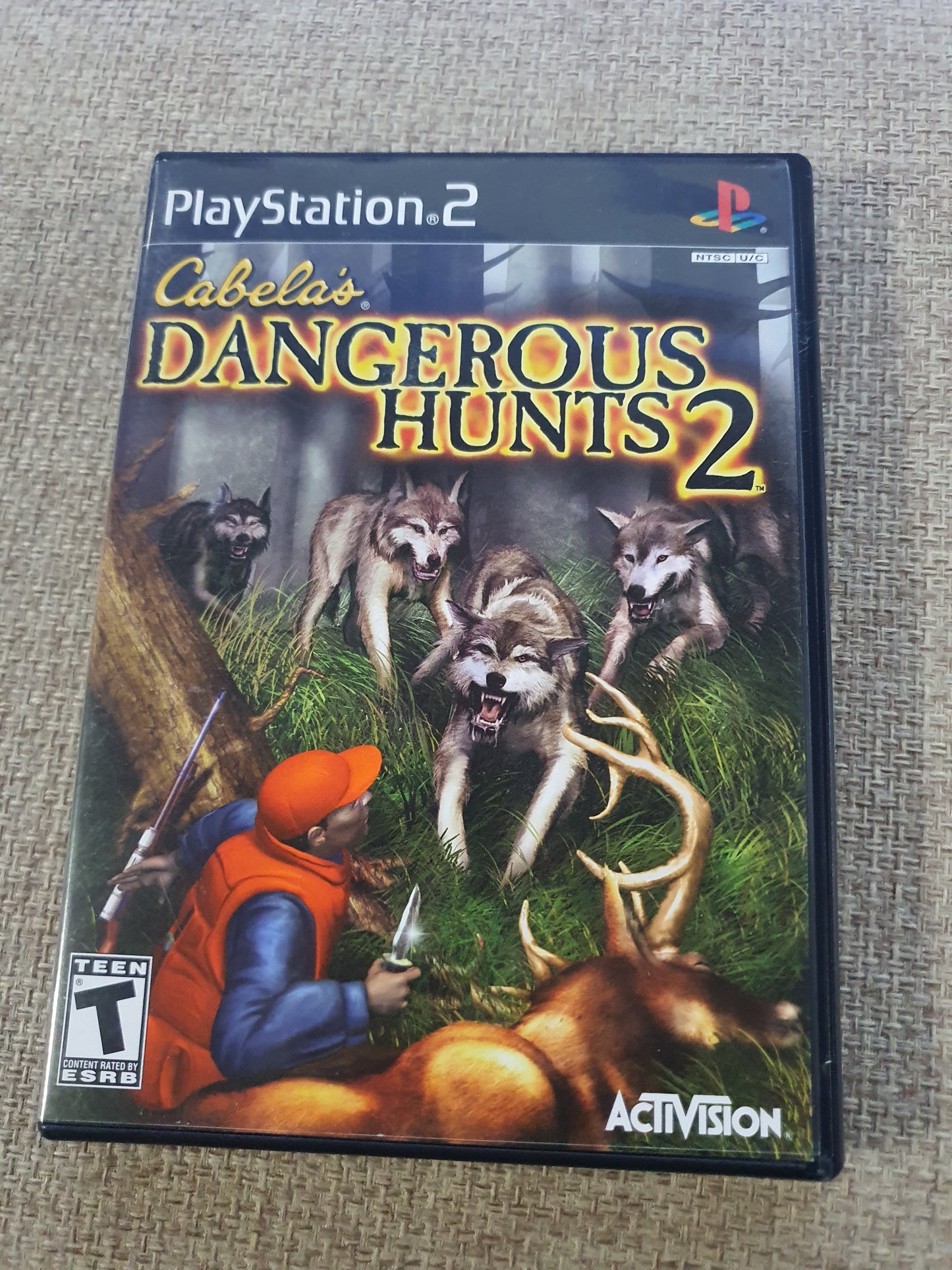 Cabela's Dangerous Hunts 2 (PlayStation 2, 2005) Complete Registration Card NM