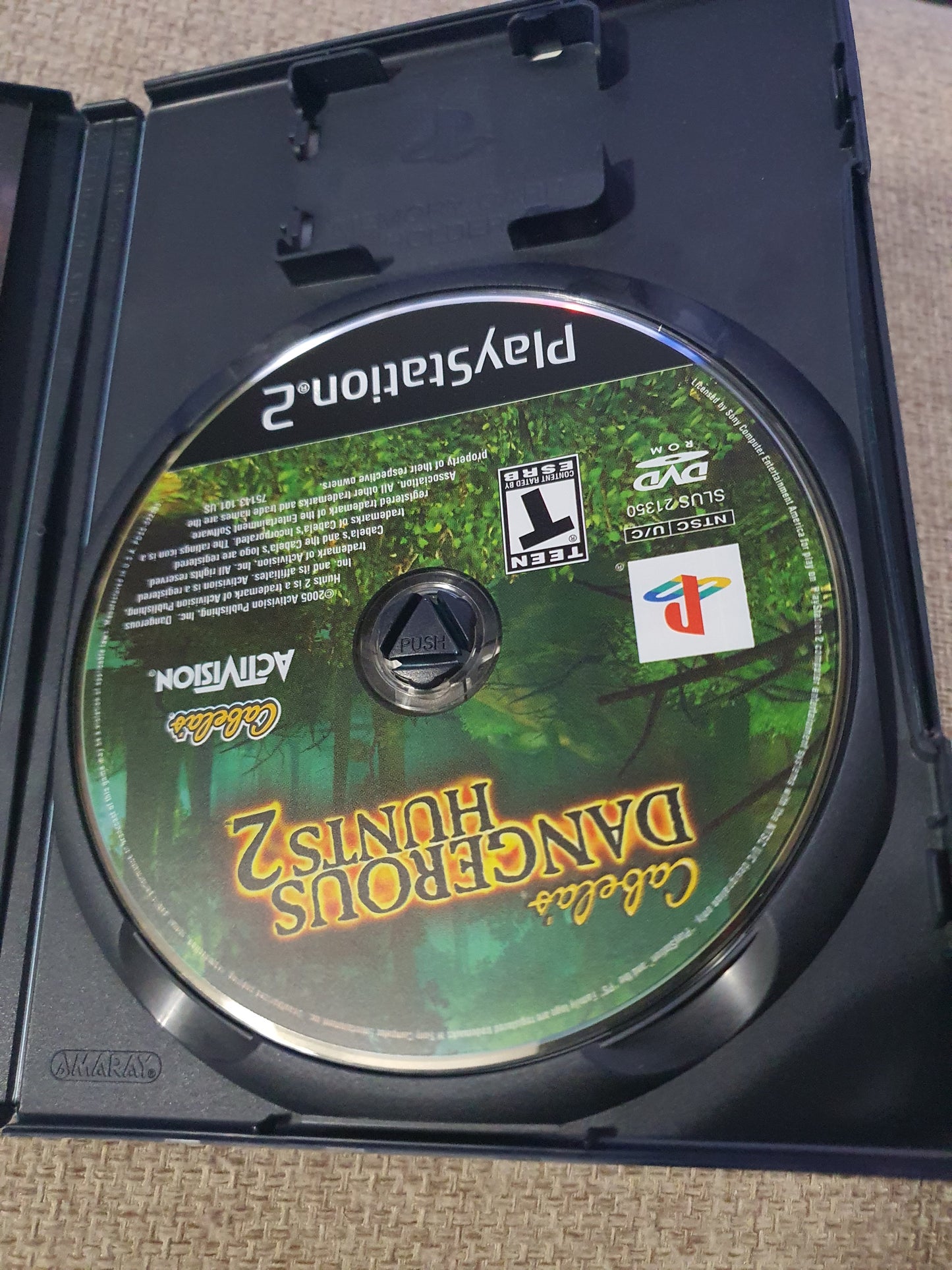 Cabela's Dangerous Hunts 2 (PlayStation 2, 2005) Complete Registration Card NM