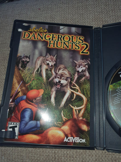 Cabela's Dangerous Hunts 2 (PlayStation 2, 2005) Complete Registration Card NM