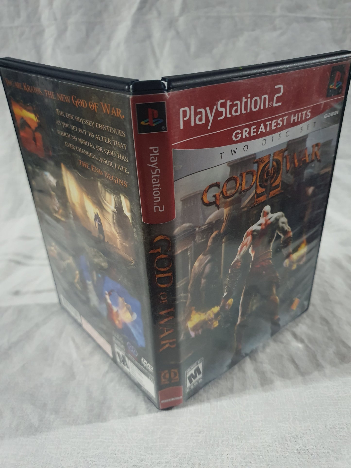 God of War II (PlayStation 2, 2007) Replacement Case Manuel Registration Card