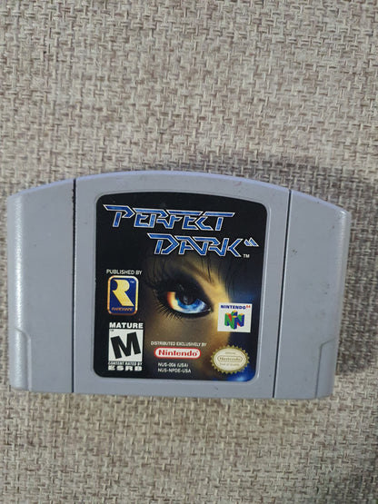 Perfect Dark (Nintendo 64, N64, 2000) Authentic Cartridge NUS-NPDE-USA NUS-006