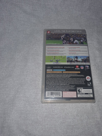 Madden 2009 (Sony PSP, 2008) EA Sports CIB Complete Bret Favre Very Good Tested
