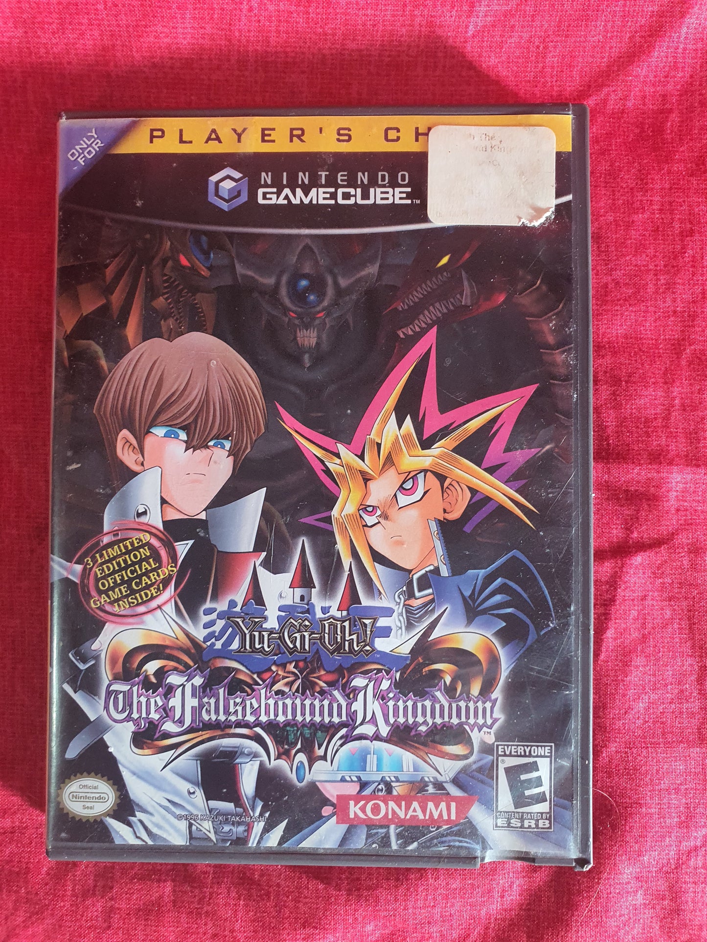 Yu-Gi-Oh The Falsebound Kingdom (Nintendo GameCube, 2003) CIB Complete Manual