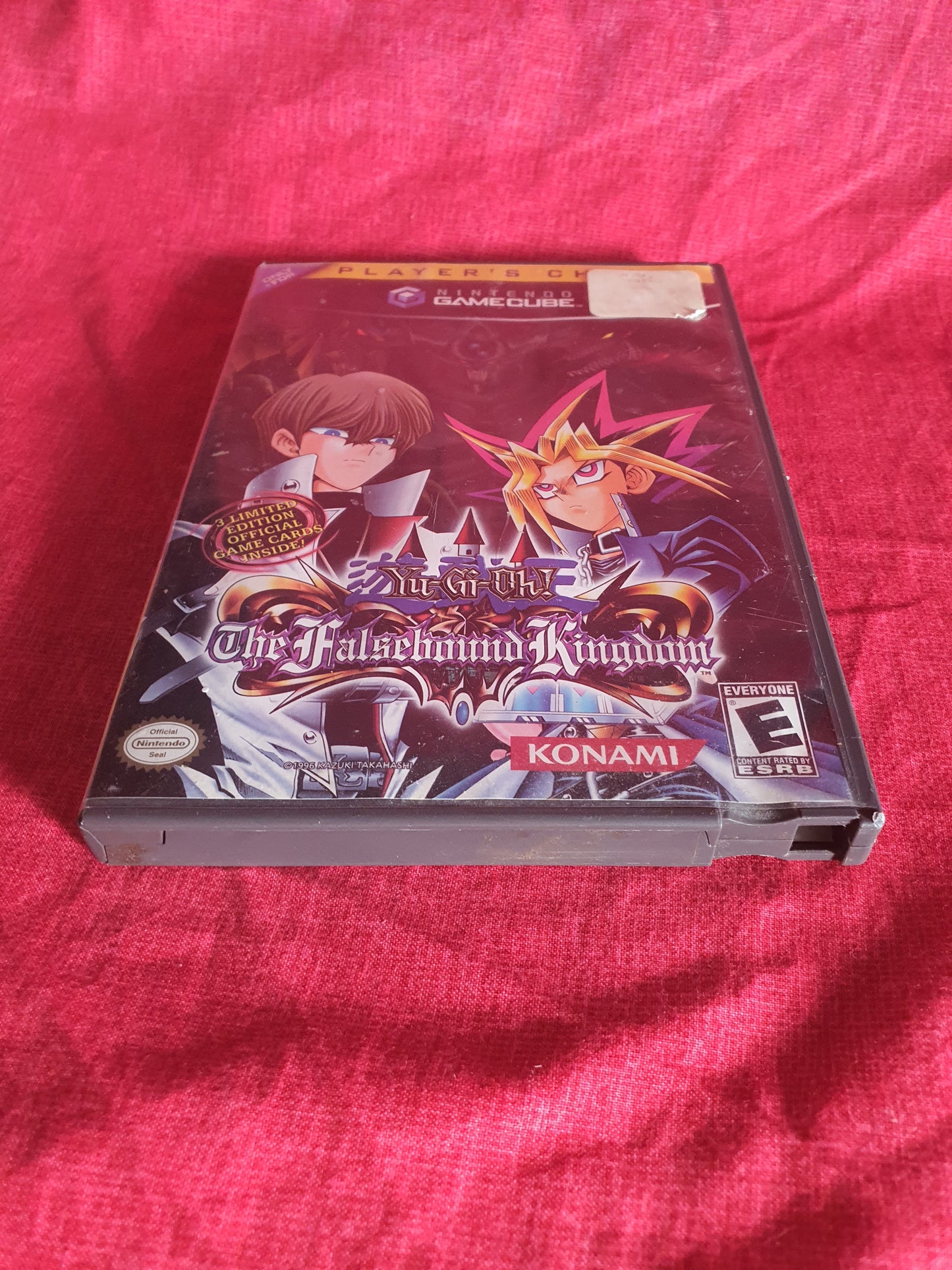 Yu-Gi-Oh The Falsebound Kingdom (Nintendo GameCube, 2003) CIB Complete Manual