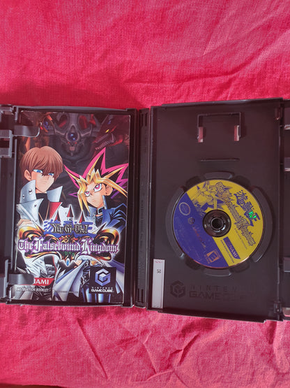 Yu-Gi-Oh The Falsebound Kingdom (Nintendo GameCube, 2003) CIB Complete Manual