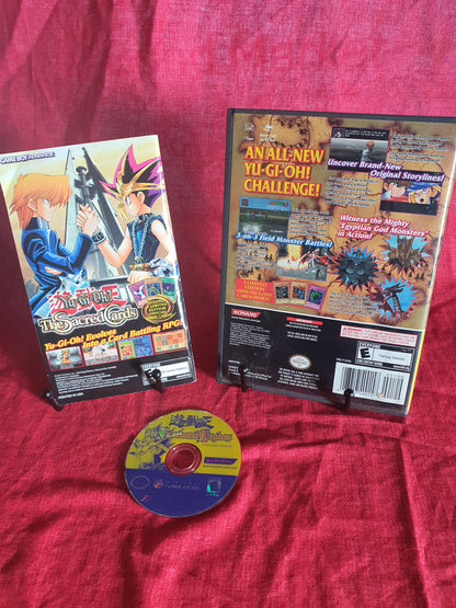 Yu-Gi-Oh The Falsebound Kingdom (Nintendo GameCube, 2003) CIB Complete Manual