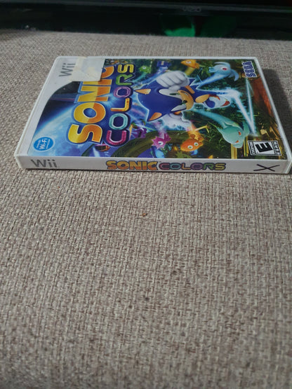 Sonic Colors (Nintendo Wii, 2010) Videogame Disc Tested Very Good