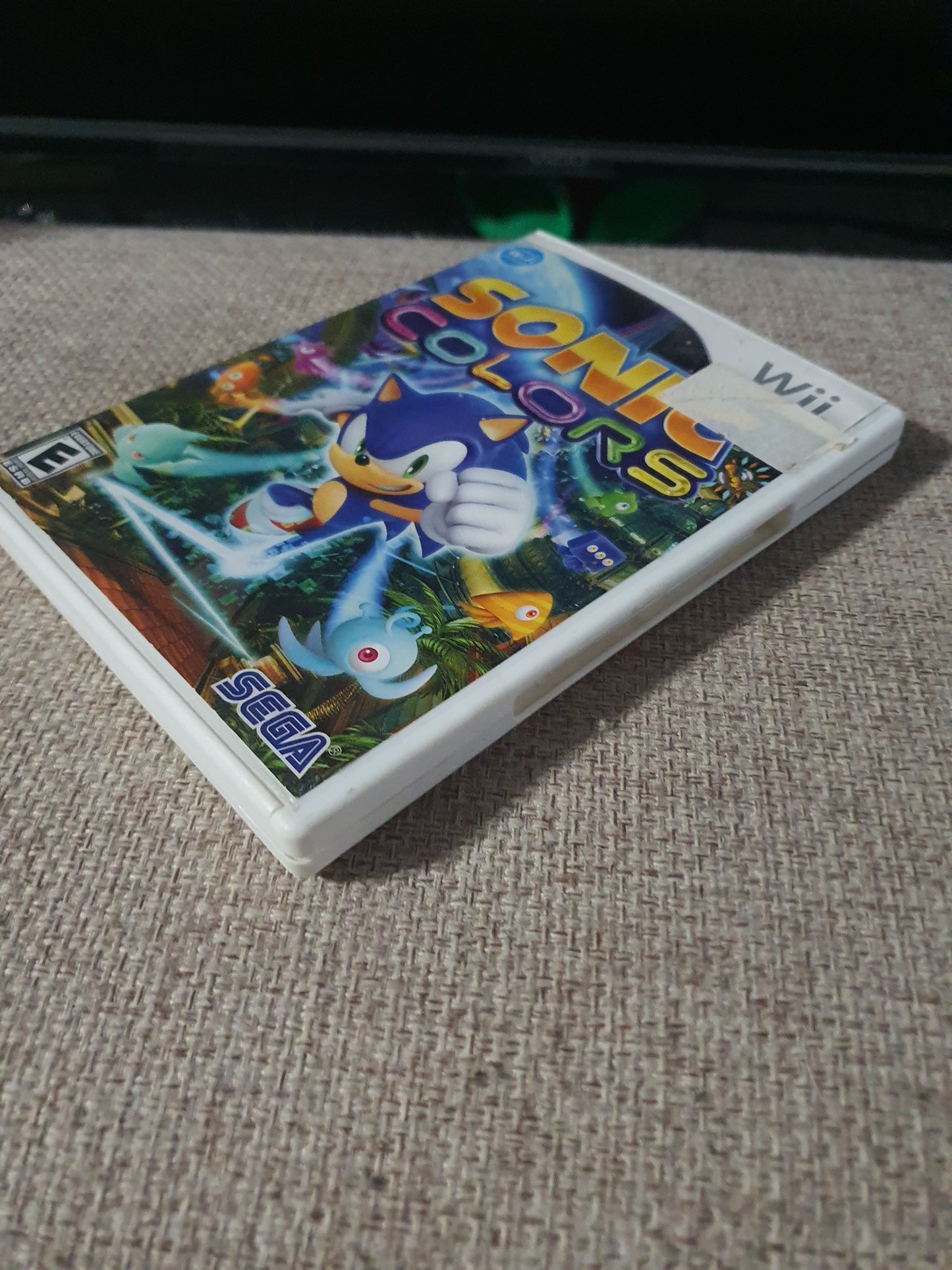 Sonic Colors (Nintendo Wii, 2010) Videogame Disc Tested Very Good