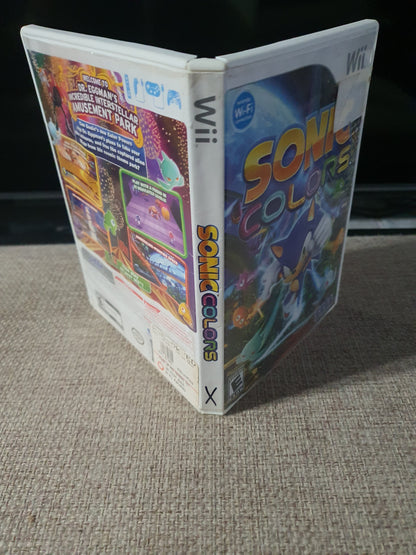 Sonic Colors (Nintendo Wii, 2010) Videogame Disc Tested Very Good