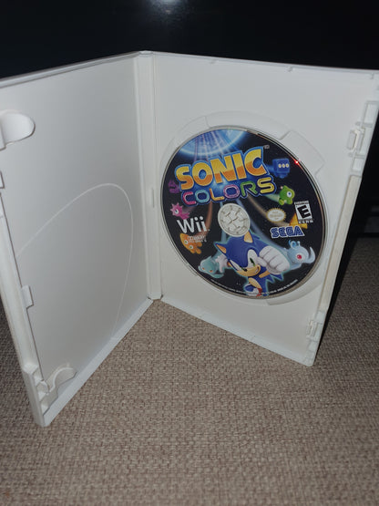 Sonic Colors (Nintendo Wii, 2010) Videogame Disc Tested Very Good