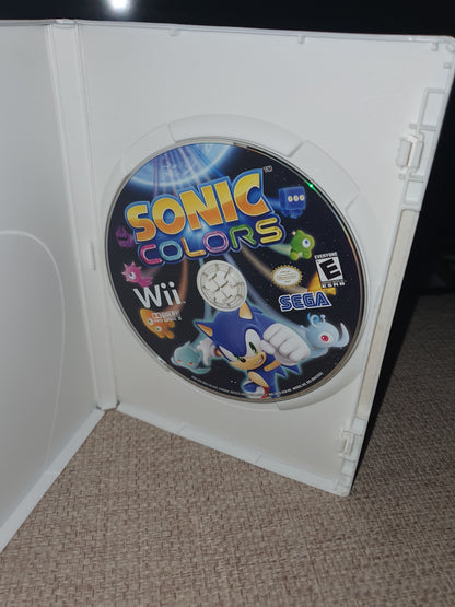 Sonic Colors (Nintendo Wii, 2010) Videogame Disc Tested Very Good