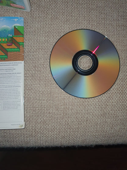 Super Paper Mario (Wii, 2007) Complete Manual Inserts Tested Game Disc Very Good
