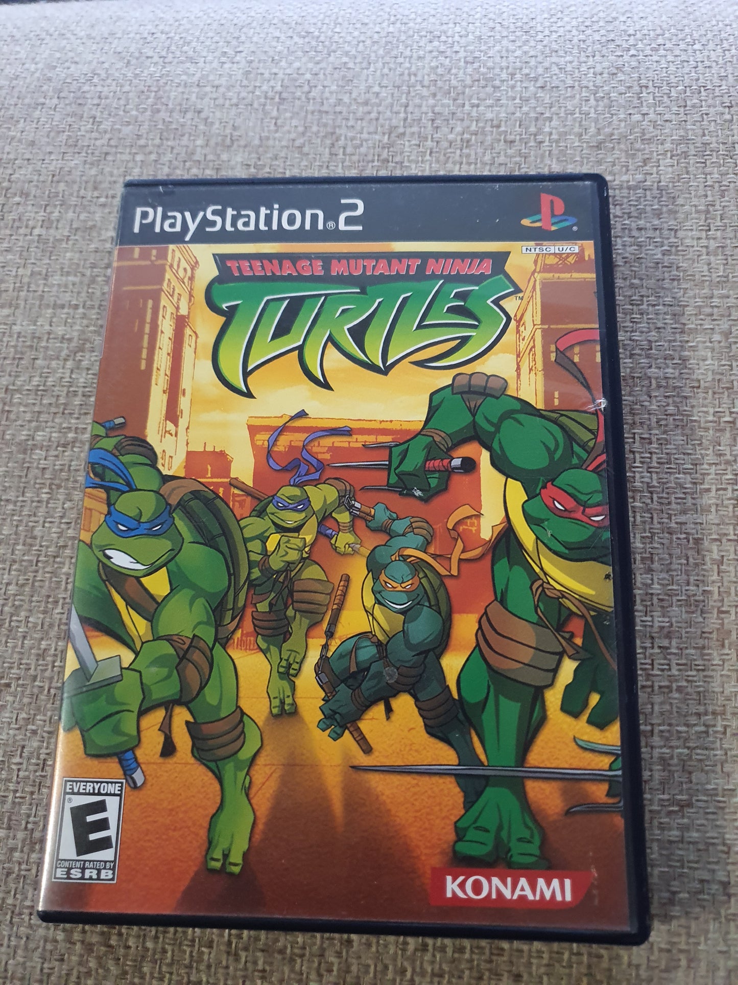 Teenage Mutant Ninja Turtles (Sony PlayStation 2, 2003) Konami Disc Near Mint