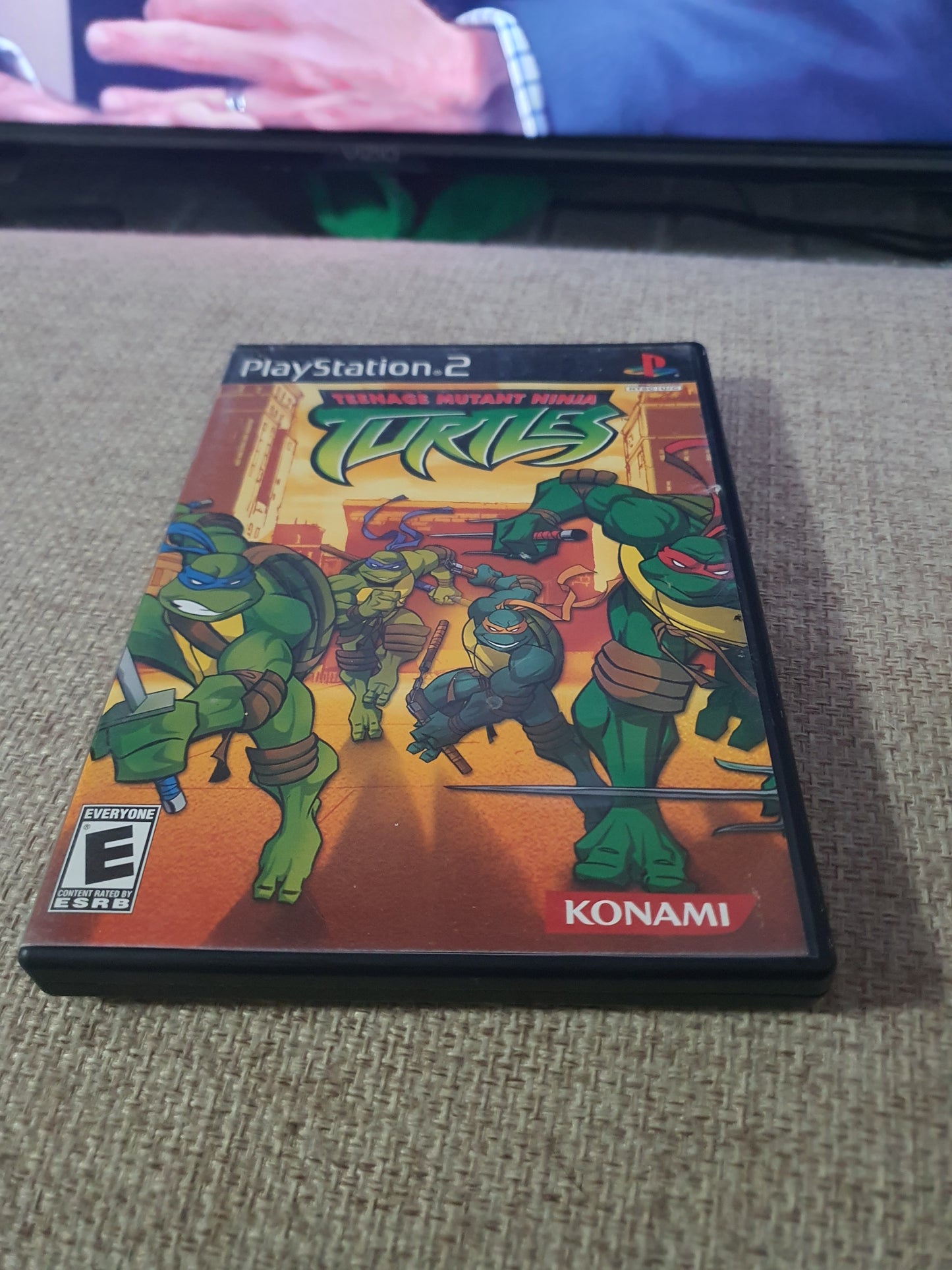 Teenage Mutant Ninja Turtles (Sony PlayStation 2, 2003) Konami Disc Near Mint