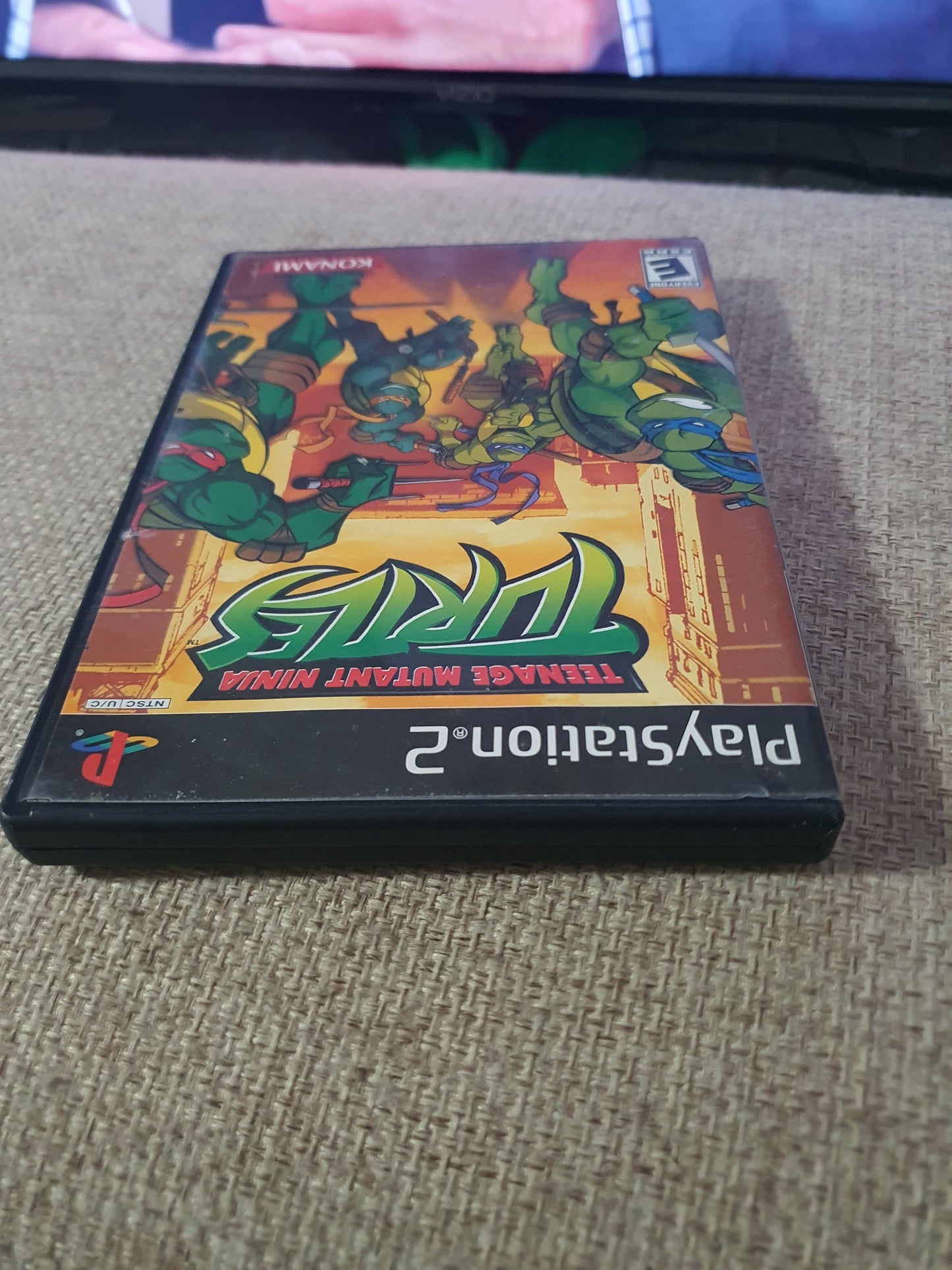 Teenage Mutant Ninja Turtles (Sony PlayStation 2, 2003) Konami Disc Near Mint