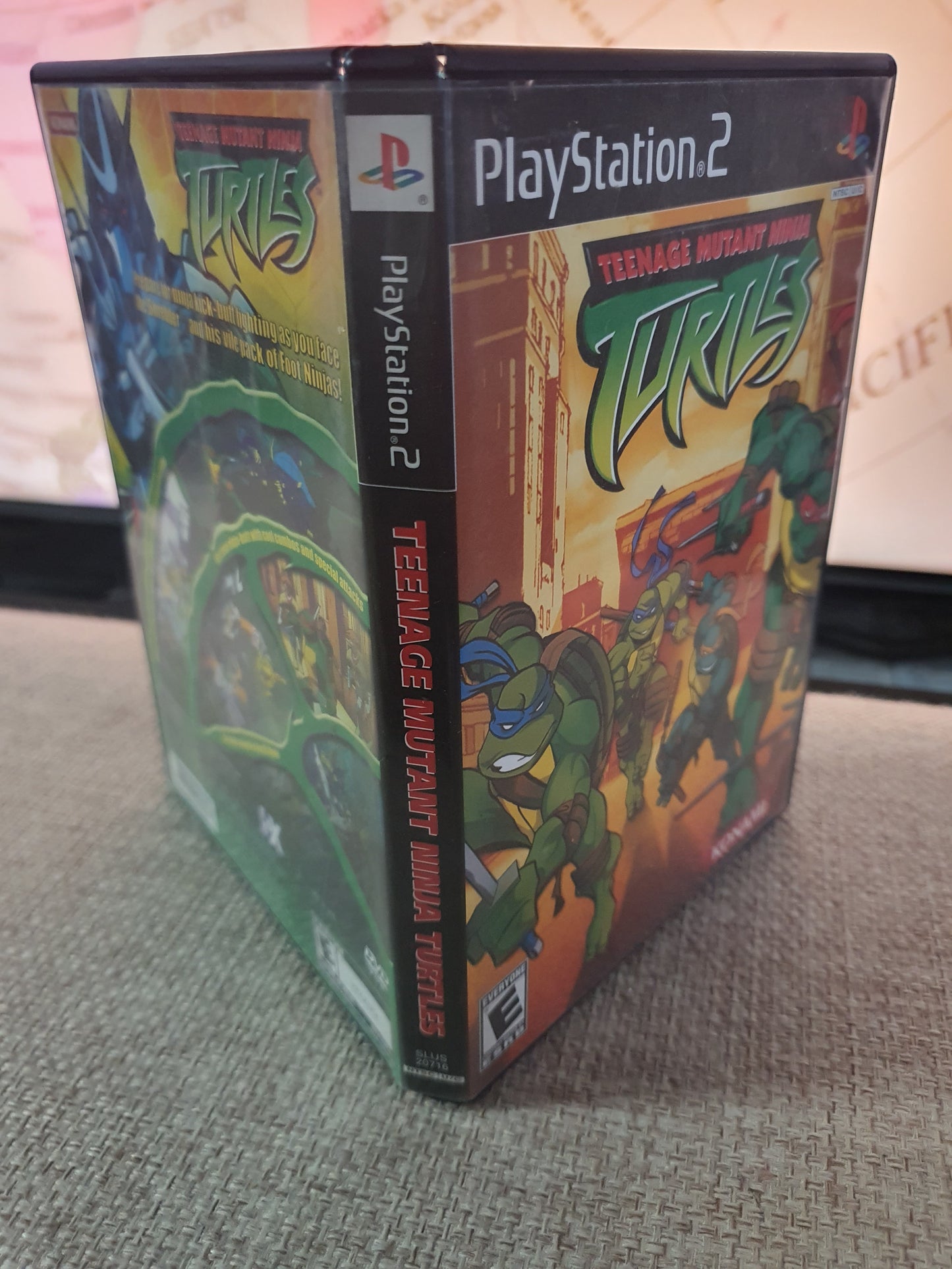 Teenage Mutant Ninja Turtles (Sony PlayStation 2, 2003) Konami Disc Near Mint
