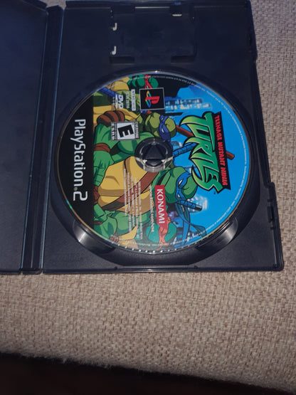 Teenage Mutant Ninja Turtles (Sony PlayStation 2, 2003) Konami Disc Near Mint