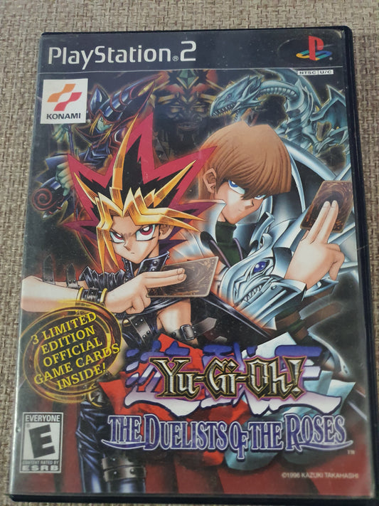 Yu-Gi-Oh Duelists of the Roses (Sony PlayStation 2 PS2, 2003) Disc Near Mint NM