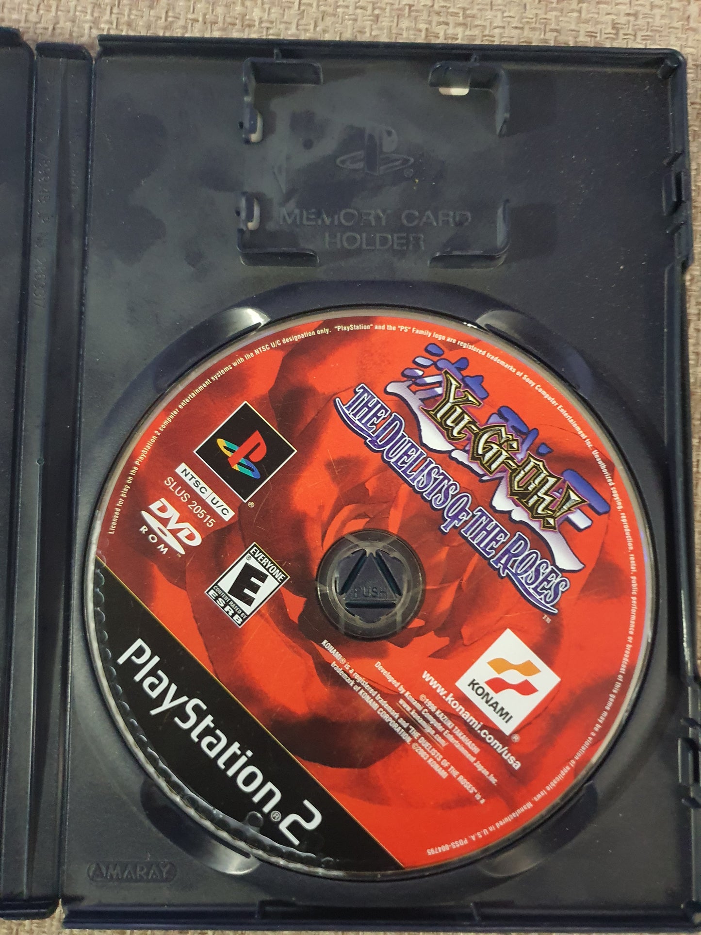 Yu-Gi-Oh Duelists of the Roses (Sony PlayStation 2 PS2, 2003) Disc Near Mint NM