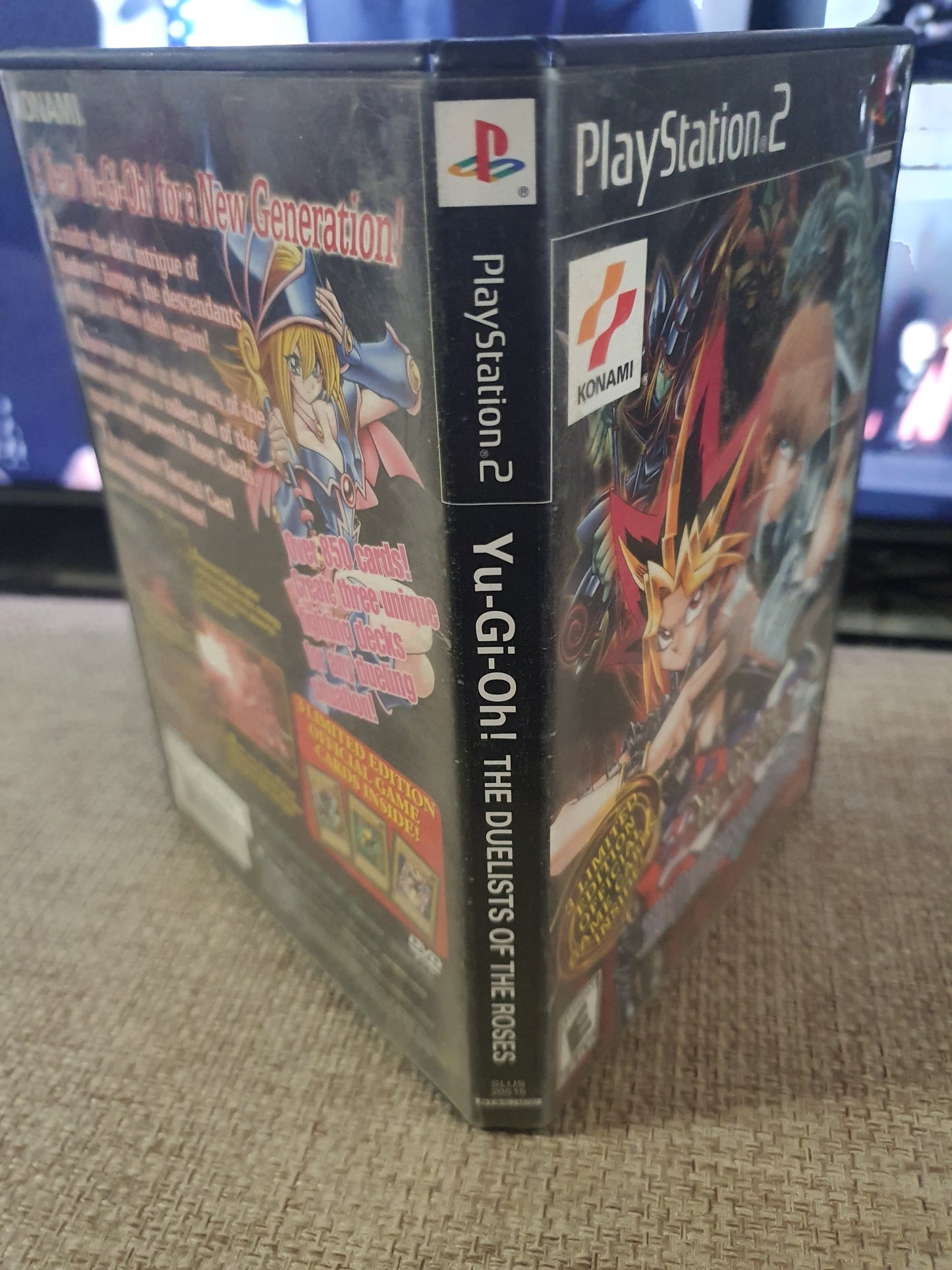 Yu-Gi-Oh Duelists of the Roses (Sony PlayStation 2 PS2, 2003) Disc Near Mint NM