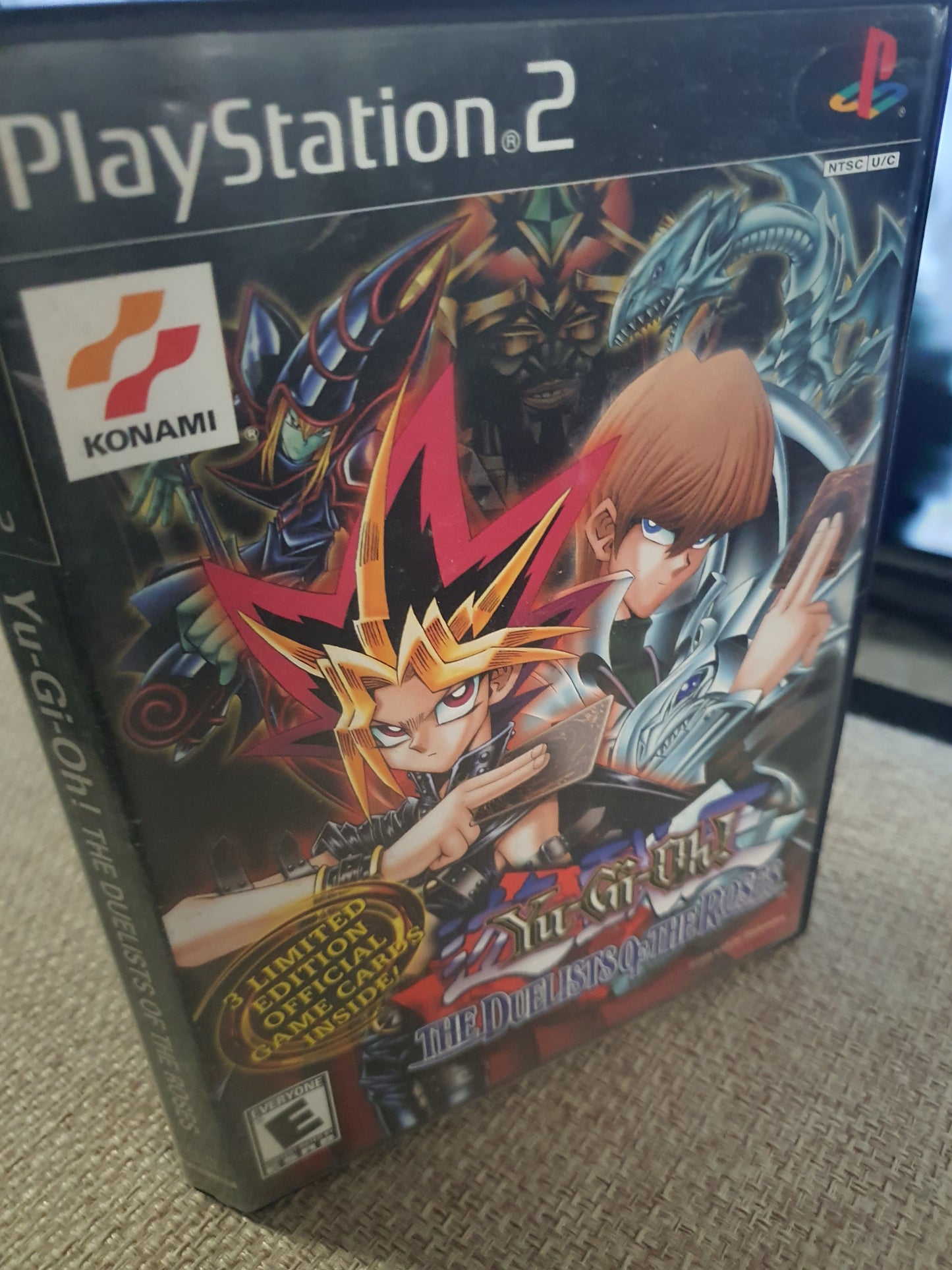 Yu-Gi-Oh Duelists of the Roses (Sony PlayStation 2 PS2, 2003) Disc Near Mint NM