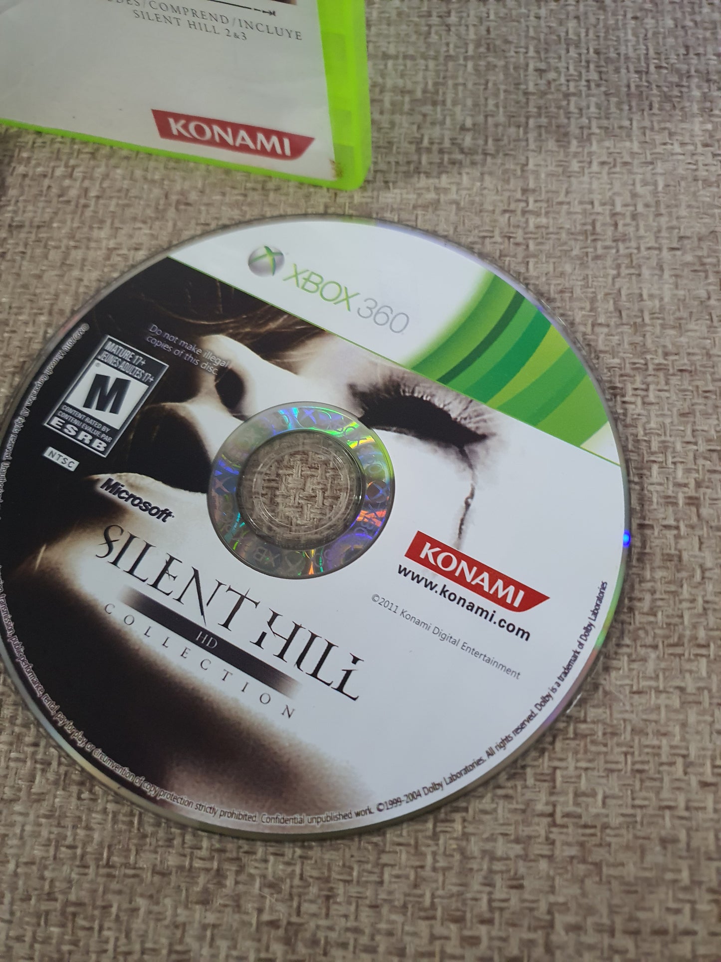 Silent Hill HD Collection Xbox 360 One Series X Game Manual Complete CIB 30133