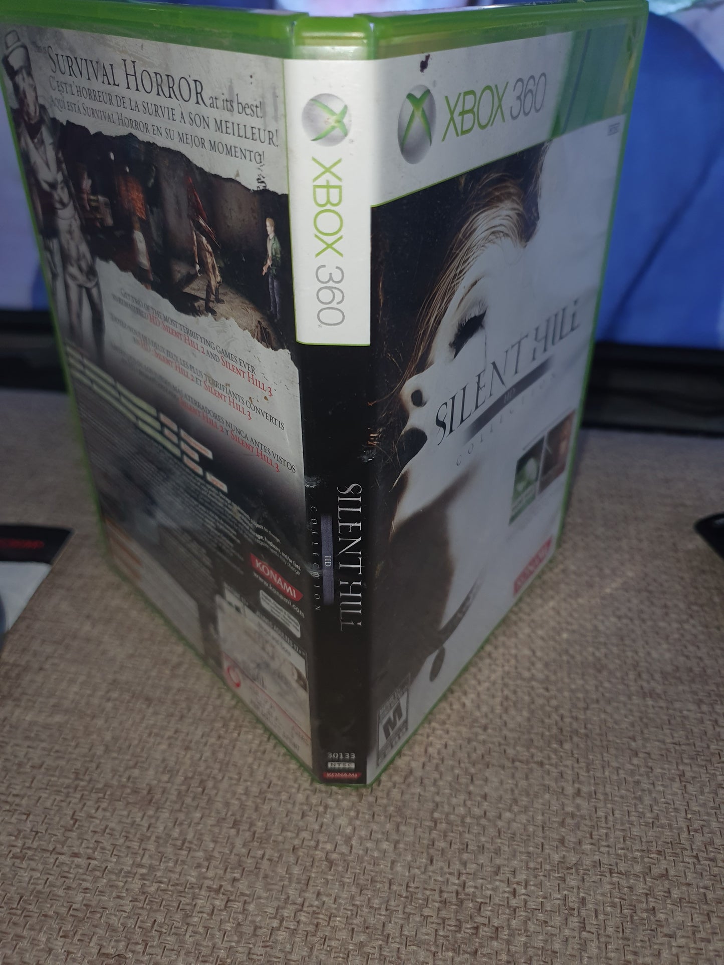 Silent Hill HD Collection Xbox 360 One Series X Game Manual Complete CIB 30133