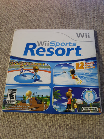 Wii Sports Resort Cardboard Sleeve (Nintendo Wii, 2009) Disc Good RVL-RZTE-USA-B0