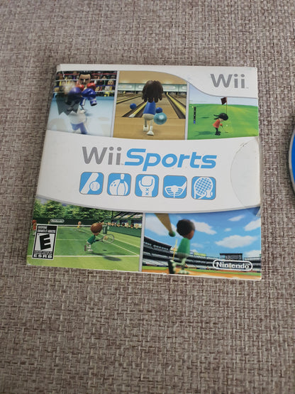 Wii Sports (Nintendo Wii, 2006) Complete Manual CIB Good Tested RVL-RSPE-USA-B1