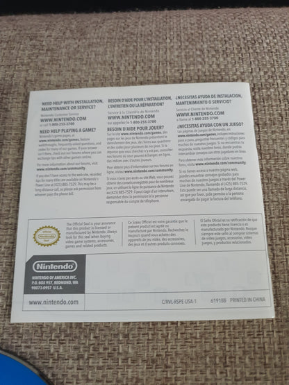 Wii Sports (Nintendo Wii, 2006) Complete Manual CIB Good Tested RVL-RSPE-USA-B1