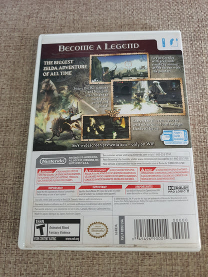 The Legend of Zelda: Twilight Princess (Nintendo Wii, 2006) RVL-RZDE-USA-B0