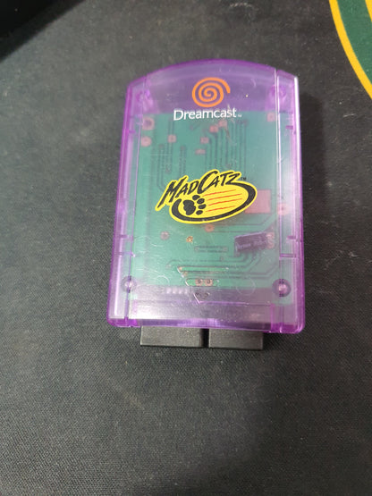 Mad Catz Translucent Purple Memory Card VMU Unit Sega Dreamcast 1999 HTK-7000