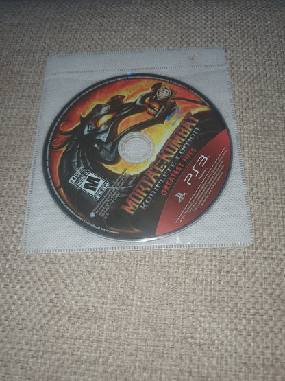 Mortal Kombat -- Komplete Edition (Sony PlayStation 3, 2012) Disc & Sleeve Good