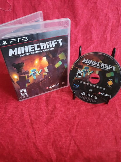 Minecraft PlayStation 3 Edition (PlayStation 3, 2014) Tested 3000385 Region Free