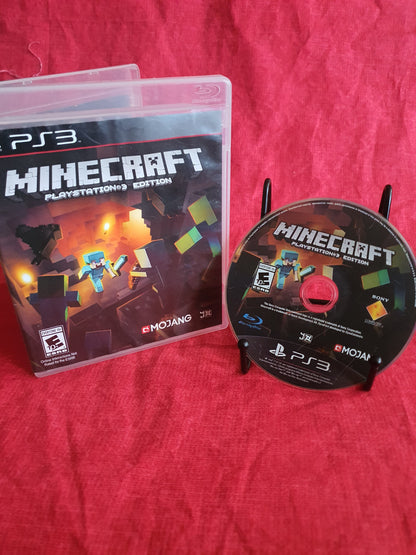 Minecraft PlayStation 3 Edition (PlayStation 3, 2014) Tested 3000385 Region Free