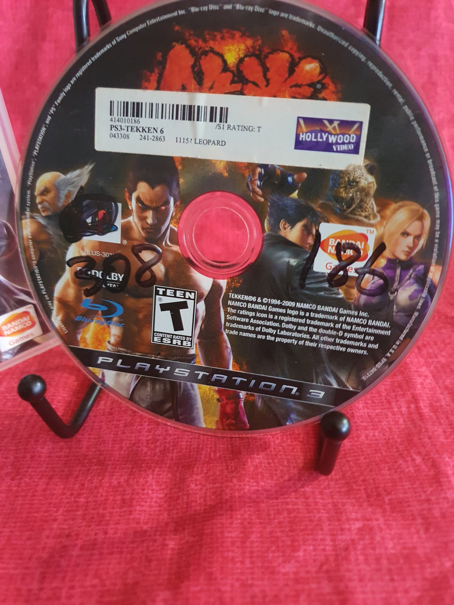 Tekken 6 (Sony PlayStation 3, 2009) Tested Disc Artwork Case Good Works