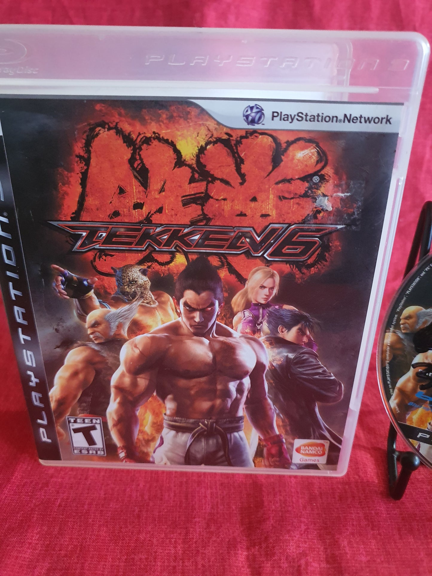 Tekken 6 (Sony PlayStation 3, 2009) Tested Disc Artwork Case Good Works