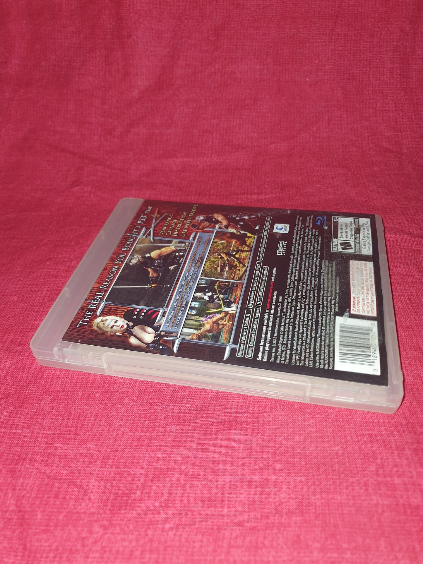 Ninja Gaiden Sigma (Sony PlayStation 3, 2007) Disc Very Good Tested