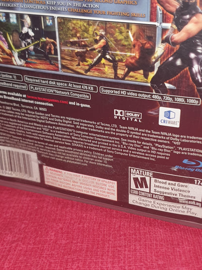 Ninja Gaiden Sigma (Sony PlayStation 3, 2007) Disc Very Good Tested