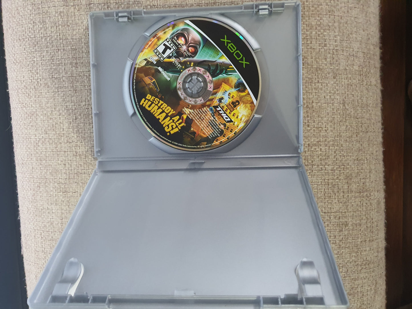 Destroy All Humans Platinum Hits (Microsoft Xbox, 2005) 1 Year Guarantee Tested
