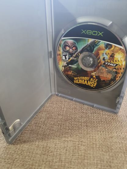 Destroy All Humans Platinum Hits (Microsoft Xbox, 2005) 1 Year Guarantee Tested