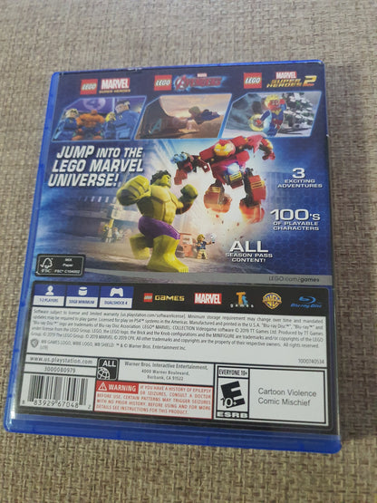 LEGO Marvel Collection PS4 PlayStation 4 Year Guarantee Complete CIB Near Mint