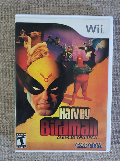 Harvey Birdman Attorney At Law Nintendo Wii Game CIB Cleaned Tested Complete NM