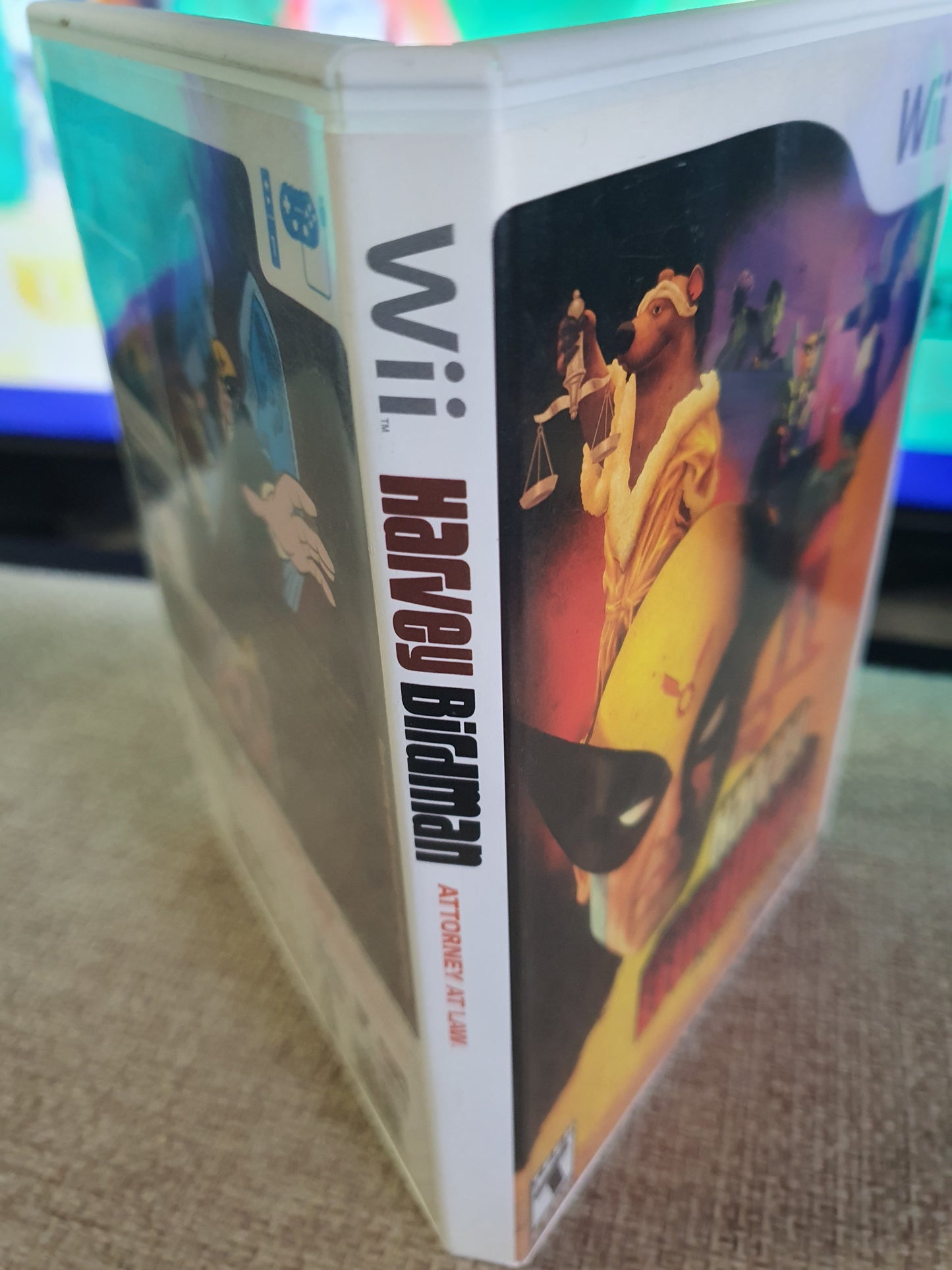 Harvey Birdman Attorney At Law Nintendo Wii Game CIB Cleaned Tested Complete NM