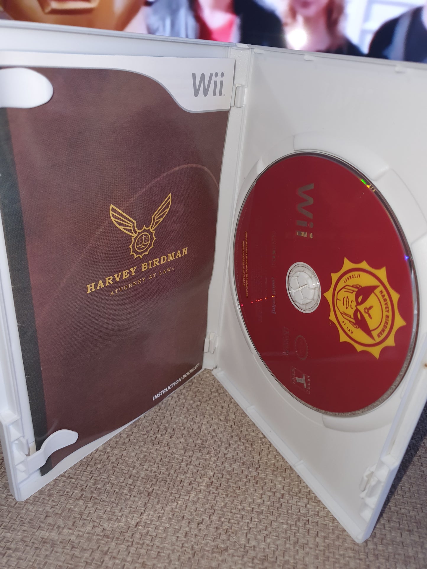 Harvey Birdman Attorney At Law Nintendo Wii Game CIB Cleaned Tested Complete NM