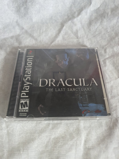 Dracula: The Last Sanctuary (PS1, 2002) Disc 2 Reg card Manuel SLUS-01443