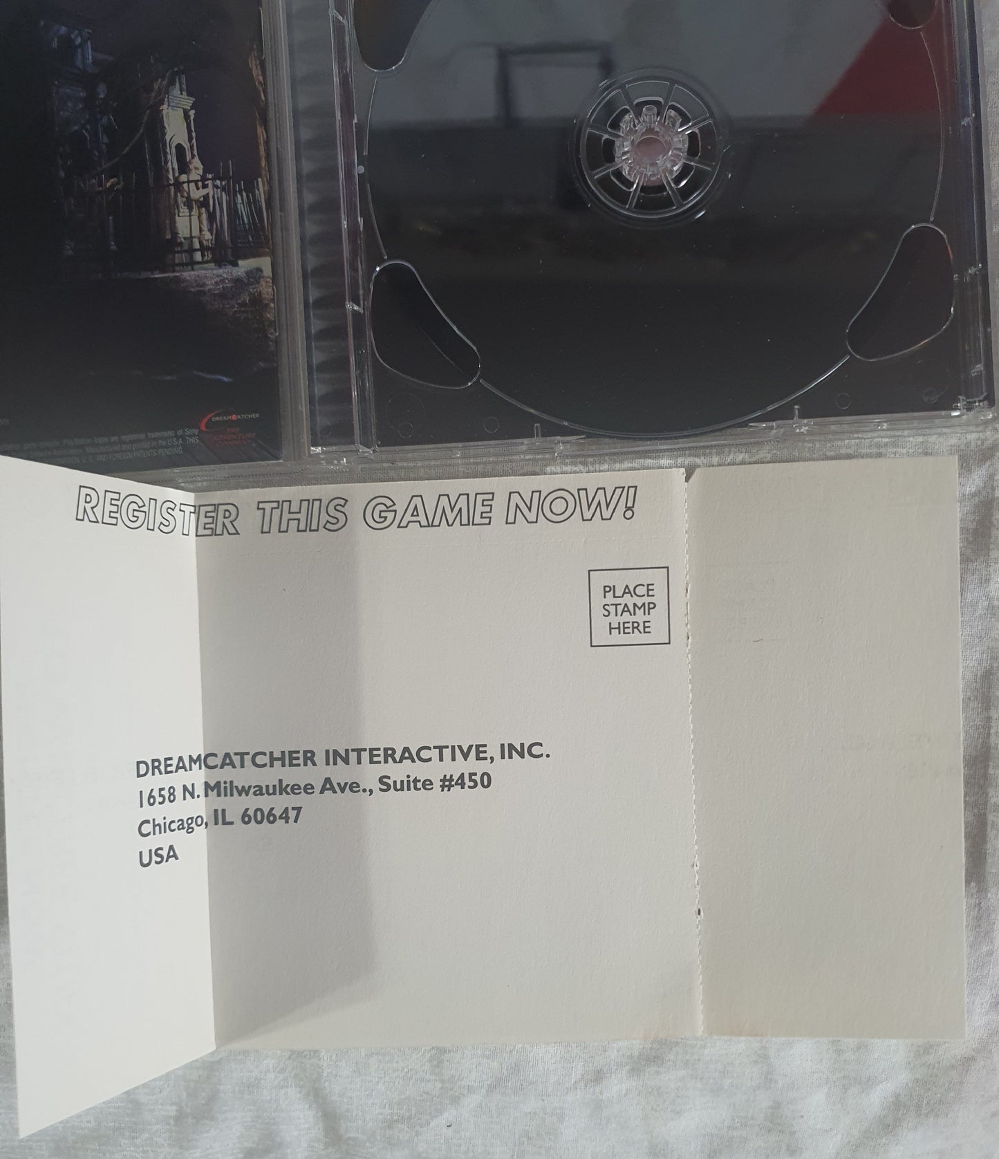 Dracula: The Last Sanctuary (PS1, 2002) Disc 2 Reg card Manuel SLUS-01443