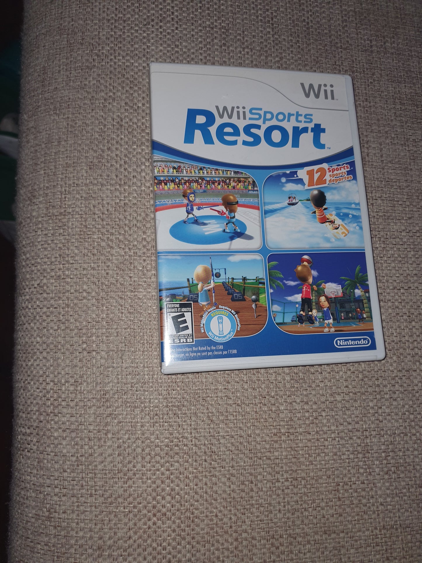 Wii Sports Resort (Nintendo Wii, 2009) Complete Clean Very Good RVL-P-RZTE-USZ