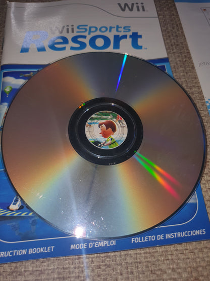 Wii Sports Resort (Nintendo Wii, 2009) Complete Clean Very Good RVL-P-RZTE-USZ