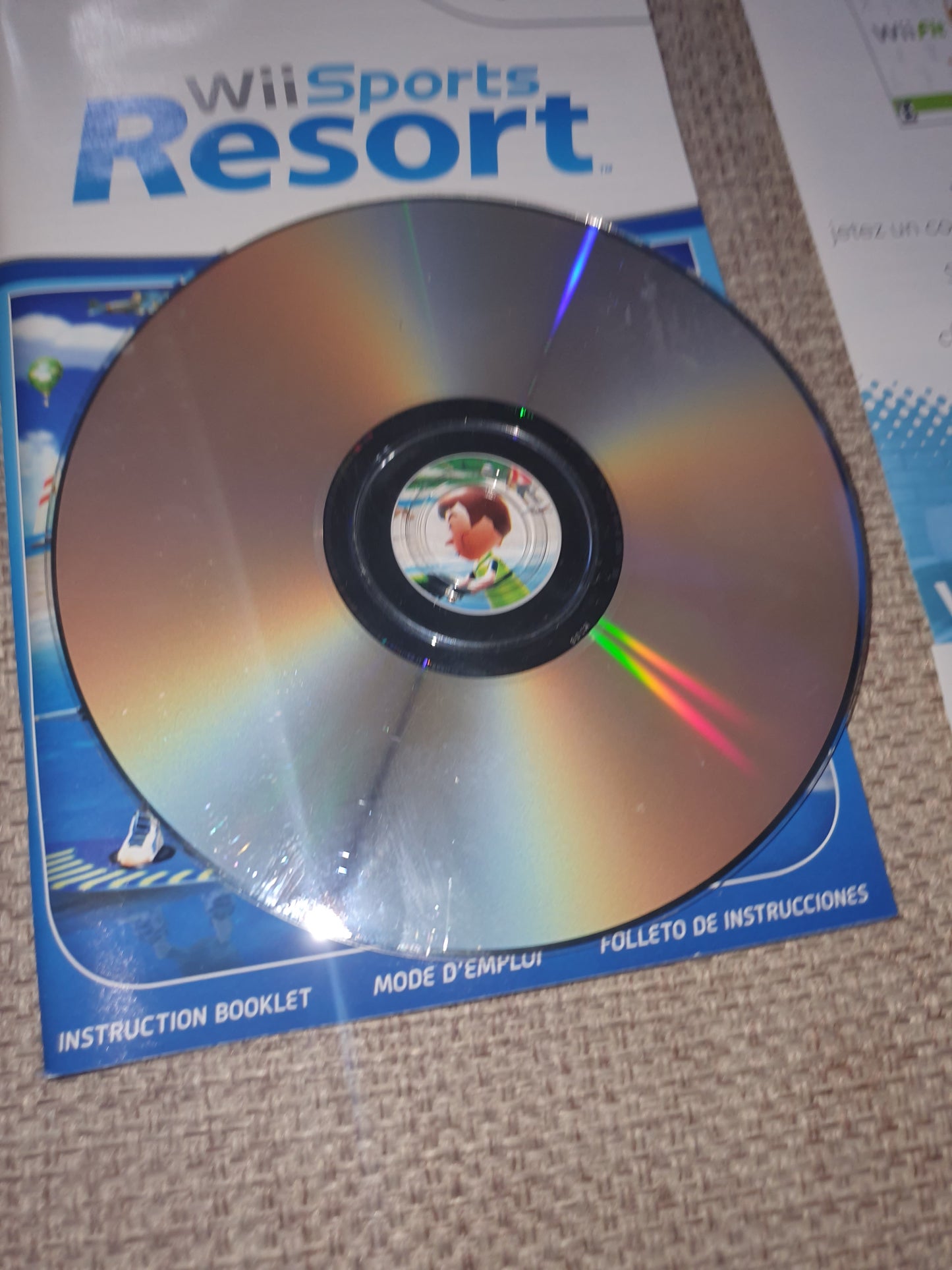 Wii Sports Resort (Nintendo Wii, 2009) Complete Clean Very Good RVL-P-RZTE-USZ